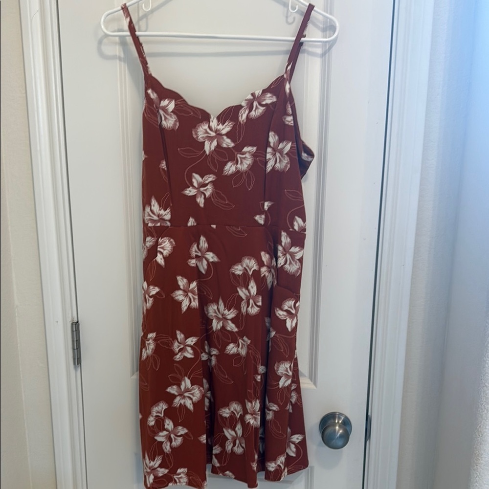 Floral Spaghetti Strap Dress